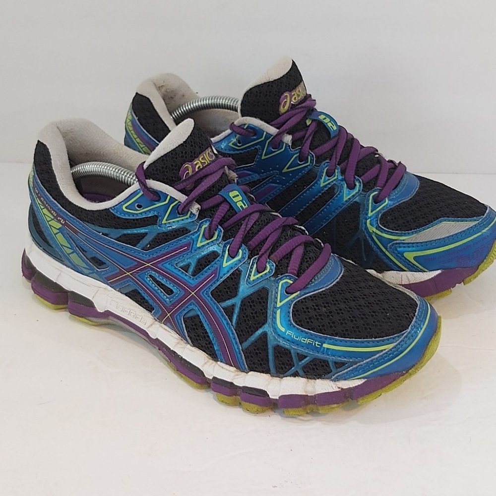 ASICS Women's Gel Kayano 20 Running Shoes Blue Purple Size 7.5